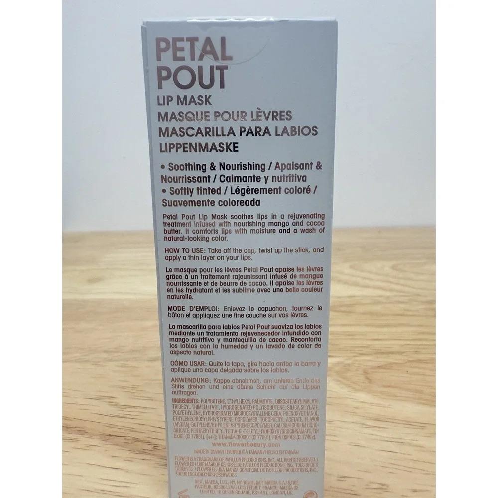 Flower Beauty‎ Petal Pout Lip Mask LM1 Starlit 0.19 oz Soothing Lip Treatment